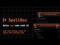 Spellbox demo - Solve programming problems with AI