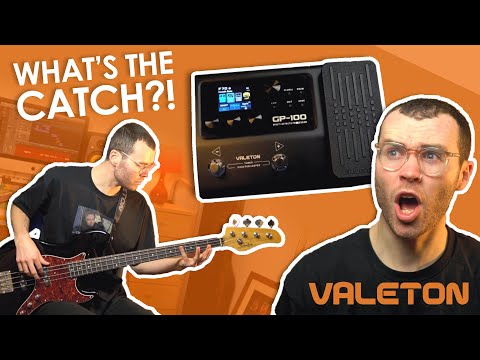 Helix Tones for £120? | Valeton GP-100 Bass Demo/Review