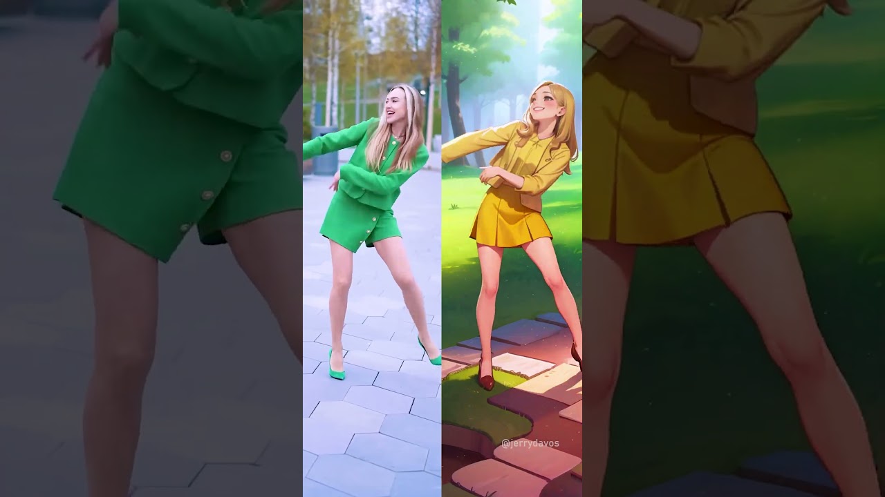 Medkova Lana Vid2Vid Comparison #animatediff #stablediffusion