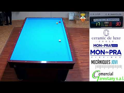 LLIGA CATALANA 3 BANDES BANYOLES B - LLIÇÀ