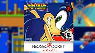 Sonic the hedgehog Pocket Adventure- Neo Geo Pocket Color