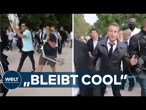 DISPUT MIT „GELBWESTEN“: Französischer Präsident Macron bei Spaziergang ausgebuht