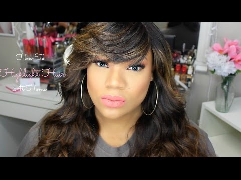 DIY: How to Balayage Highlight your hair at home Ft. Glam Angels Hair