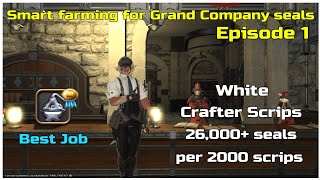 ffxiv endwalker How to farm grand company seals with white crafter scrips