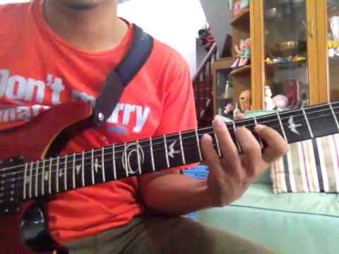 Guitar Lick in D major    ..Hammer on pull of
