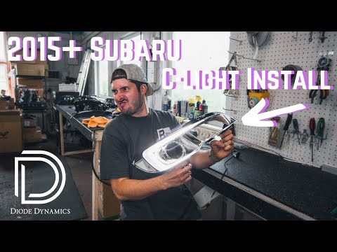 How to Install 2015+ WRX Diode Dynamics C lights!