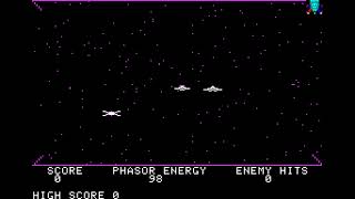 Apple II Game: Phasor Zap (1978 Elektrik Keyboard Ltd)