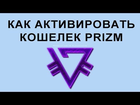 Как активировать кошелек Prizm