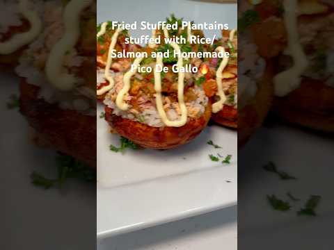 Stuffed plantain cups. #subscribe #life #respect #food #plantain