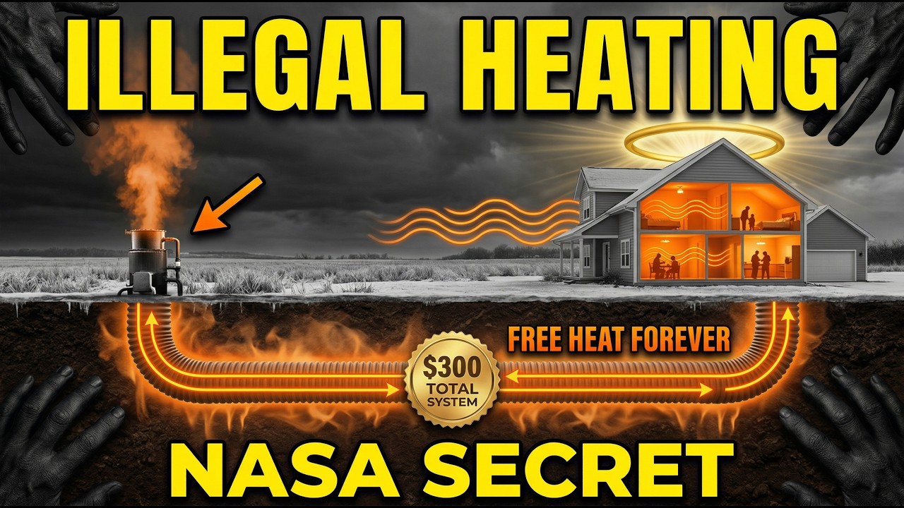This $300 Tunnel Heats Any Home All Winter for Free — The System the Gas Industry Made Illegal