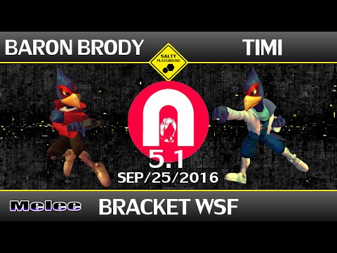 SU 5.1 - Baron Brody (Red Falco) Vs Timi (Falco) - SSBM Singles Bracket Winners Semi Final