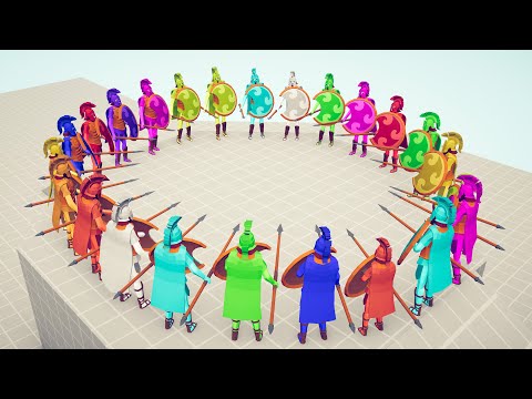 EPIC CIRCLE BATTLE ROYALE - Totally Accurate Battle Simulator TABS