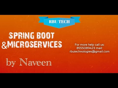 2022 06 | Session26| SPRING BOOT   MICRO SERVICES| by Naveen