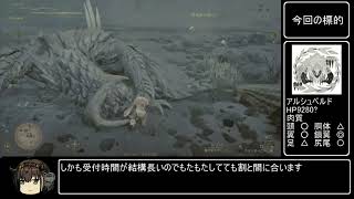 【biimシステム】アルシュベルド 片手剣 19'26"25 落石なし 【MHWilds OBT】
