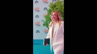 GIORGIA MELONI ARRIVA SUL PALCO A BARI