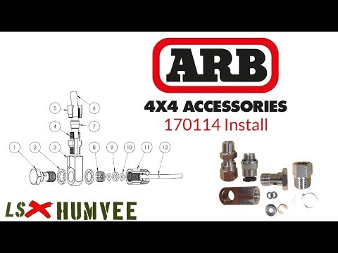 ARB 170114 Bulkhead Banjo Bolt Install - LSxHumvee