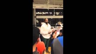 Kanye West Gives Surprise Speech & Free Concert Tickets At Harvard 11-17-13