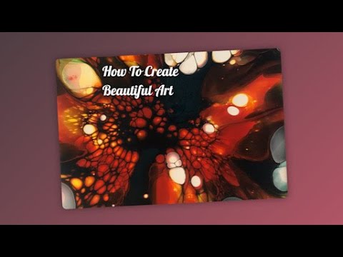 (278) Bloom Pour Technique with Arteza Acrylic Paints