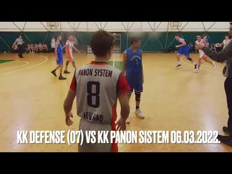 KK Defense 07 vs KK Panon sistem 07