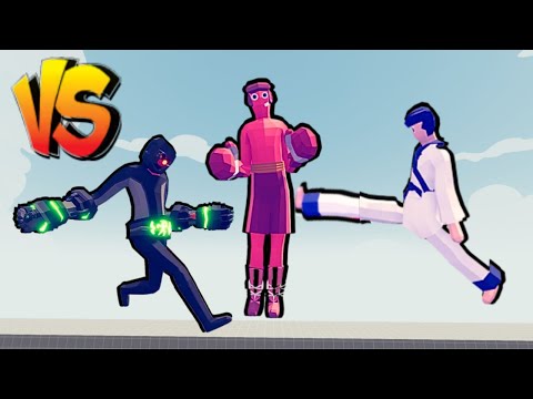 TITANIUM BOXER and TAEKWONDO BLACK BELT vs TABS BOSS UNIT | TABS - Totally Accurate Battle Simulator