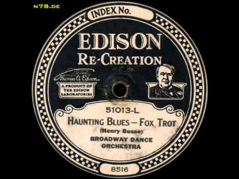 Broadway Dance Orchestra: Haunting Blues (1922)