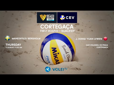 Månesköld/Bergholm (SWE)  vs J. Dong/Yuan Lvwen (CHN) - Beach Pro Tour Cortegaça