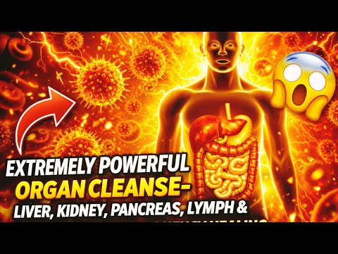 Extremely Powerful Organ Cleanse-Liver,Kidney,Pancreas,Lymph & Intestine Detox Frequency Healing