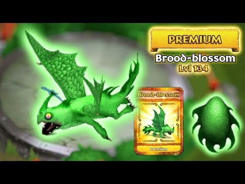 Brood-blossom (New Premium Night Terror) Max Level 134 Titan Mode | Dragons: Rise of Berk