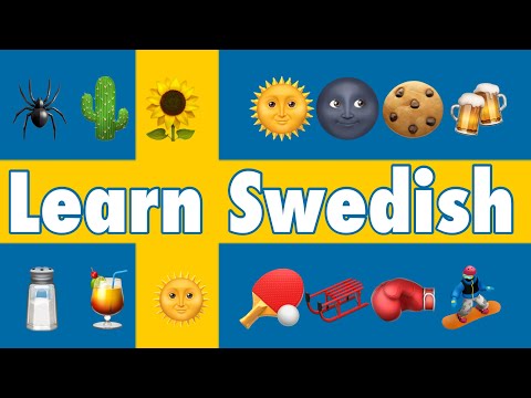 Learn 400 Easy Swedish Words for Beginners with Emoji