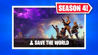 HOW TO PLAY SAVE THE WORLD IN FORTNITE CHAPTER 4 SEASON 4!