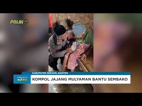 KOMPOL JAJANG MULYAMAN KASUBID TEKINFO BID TIK POLDA BANTEN BANTU NENEK ROHANAH