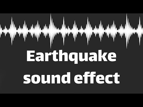 Earthquake sound effect (no copyright)