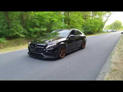 Mercedes-AMG C63S AMG RENNtech 750HP Burnout!