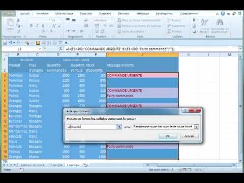 comment appliquer meme formule excel