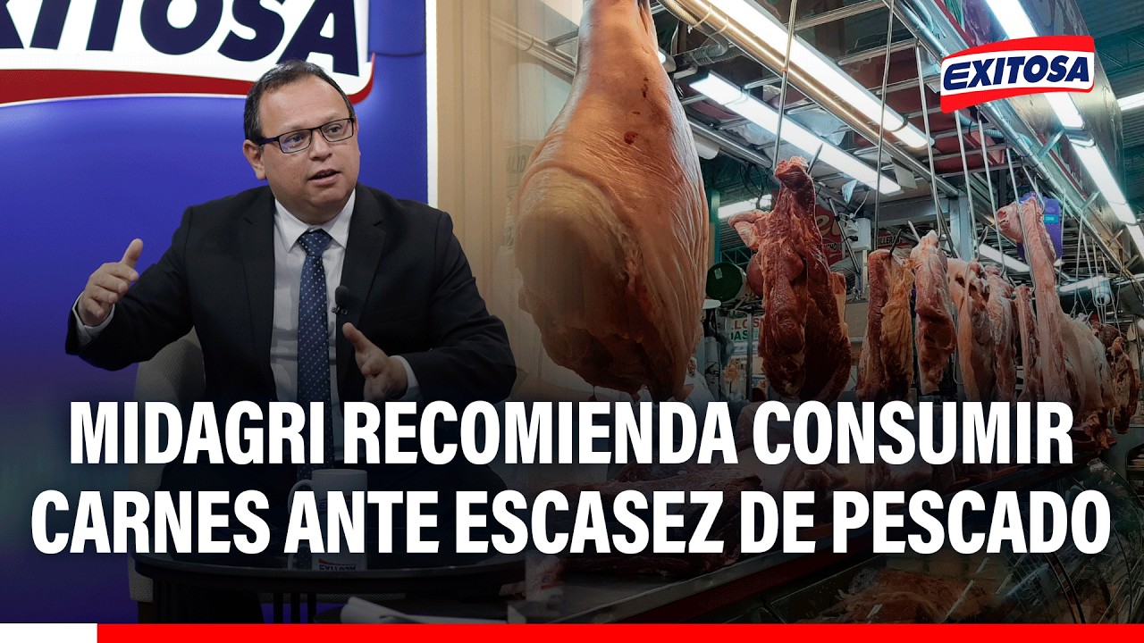 🔴🔵 Midagri recomienda consumir carnes ante menor disponibilidad de pescado por condiciones del mar