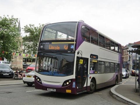 [SOME THRASH] Stagecoach Lincolnshire 19197 NK57DWA on 56 to Lincoln 20210528 Part 1