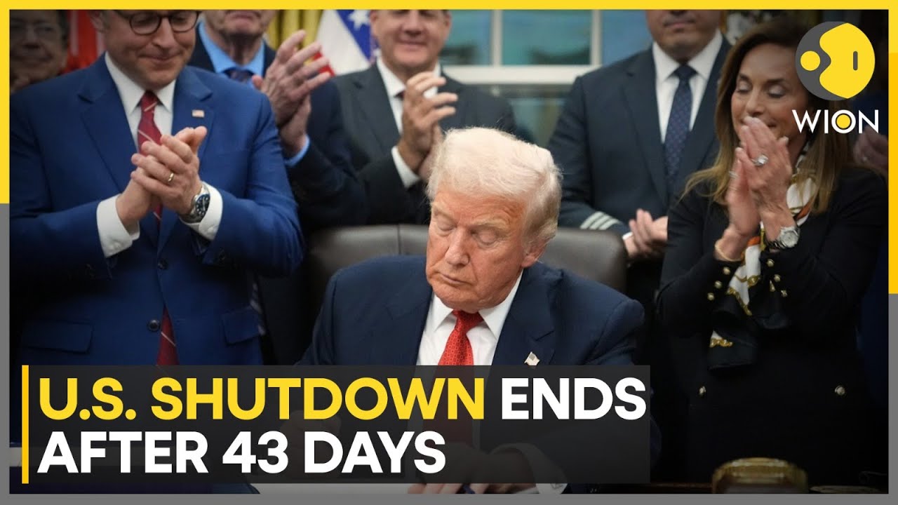 US Shutdown Ends: After 43 Days, US Shutdown Finally Over | WION
