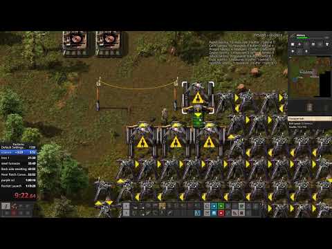 Factorio Default Settings Multiplayer Speedrun WR 1:17:55