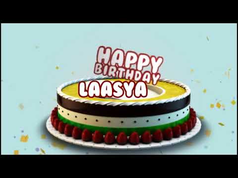 Happy Birthday Laasya | Cake Whatsapp Status