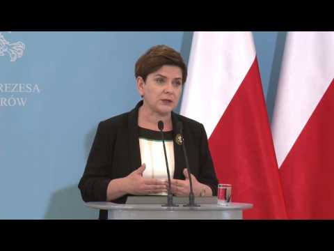 Beata Szydło: Trwają prace w Sejmie