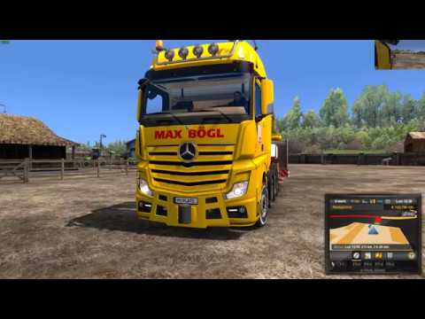 Euro Truck Simulator 2 (1.27) Mercedes Big Stars SLT v.1.4.5