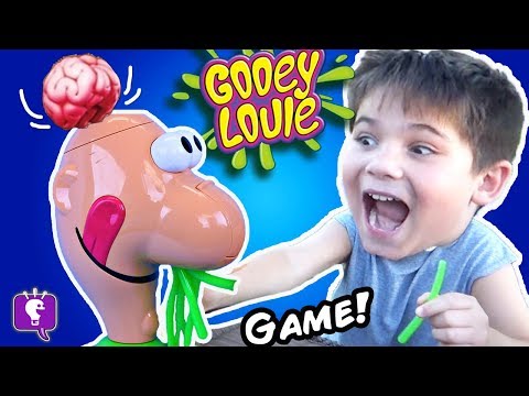 GOOEY LOUIE Game Challenge Review! Winner Gets a Surprise with HobbyKids