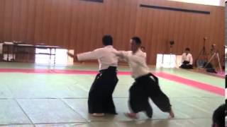 preview picture of video 'Kubota Shihan Aikido Demo 2013 in Kashihara City 窪田師範演武（2013年橿原市）'