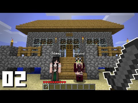 Stranded on Ancient Island: Building Epic Shelter - Survival Part 2