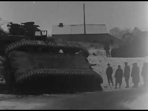 M-36 TD TURNED OVER, FISENNES, BELGIUM - ARDENNES 1944