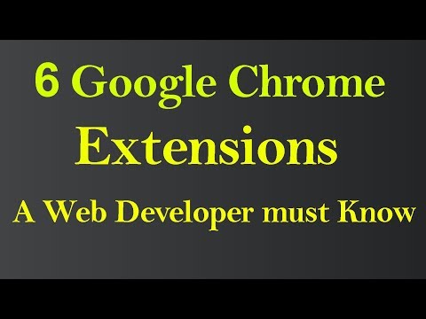 Google Chrome Extension for Web Developer Hindi