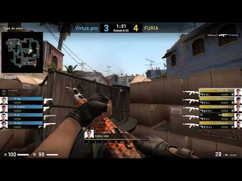 Pov VINI (21/16) CS GO DEMO - MIRAGE - FURIA 16 VS 9 VIRTUS.PRO (cs_summit 5 12/12/2019)