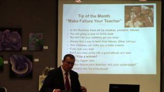 Tip of the Month "Make Failure Your Teacher" by Dennis Henson