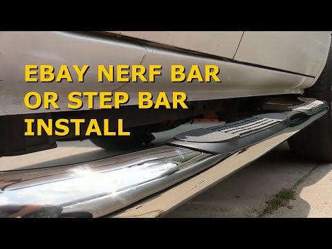 Installing Ebay Nerf Bar or Step Bar on a Dodge Ram 1500