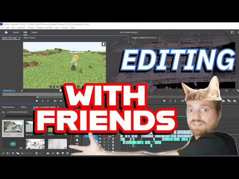EPIC Minecraft Editing LIVE with Friends! 😱